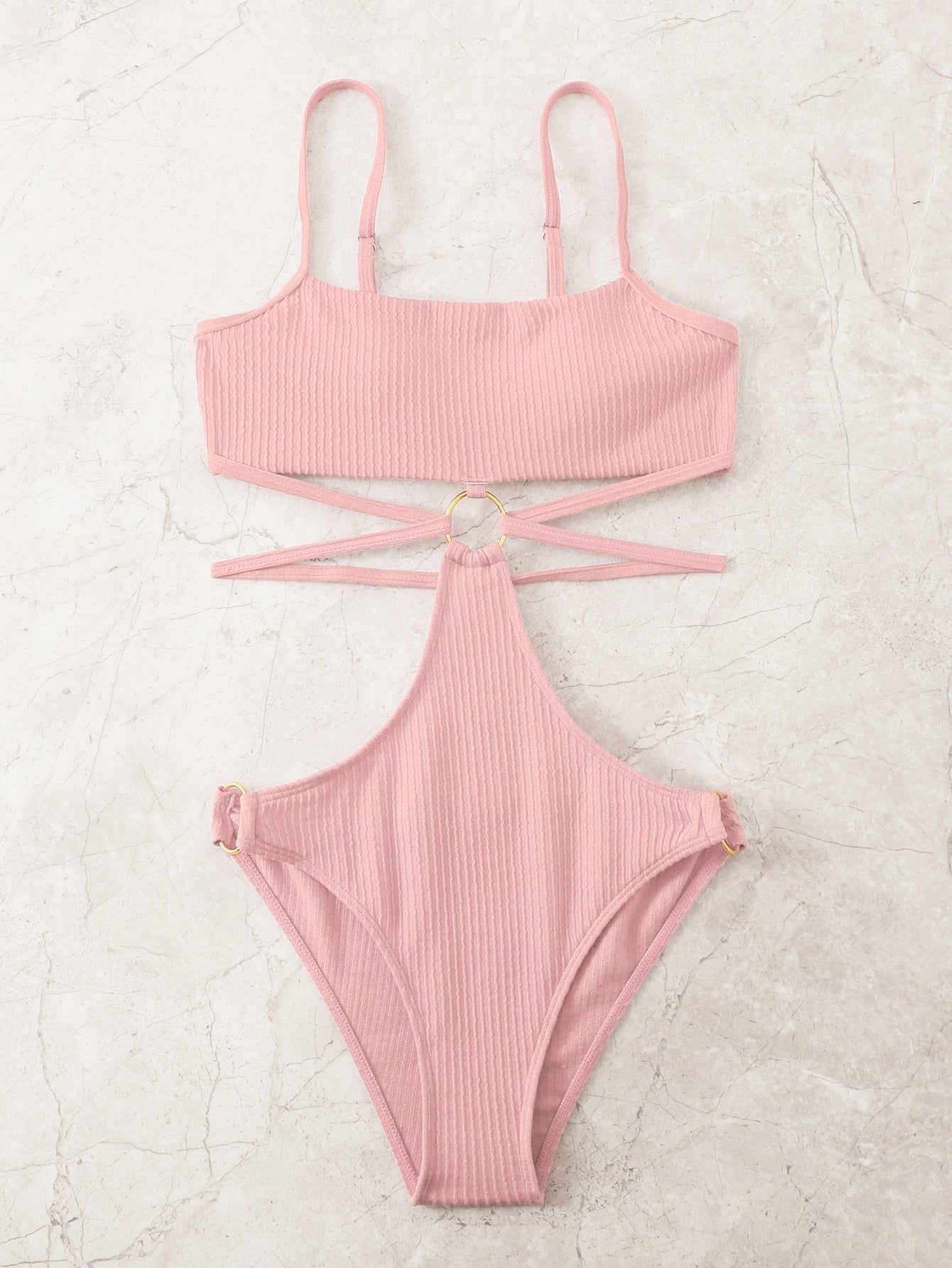 Stylish Cut-Out One-Piece Swimsuit