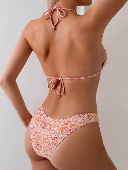 Floral Printed Bikini Set